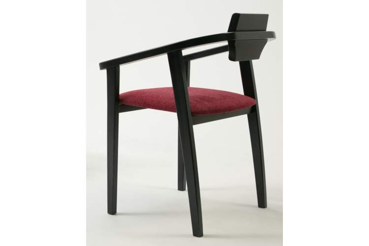 Стул-кресло Челси ПМ чёрный/красный-3