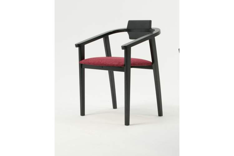 Стул-кресло Челси ПМ чёрный/красный-4