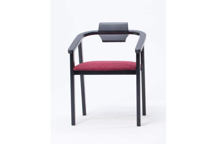 Стул-кресло Челси ПМ чёрный/красный-8