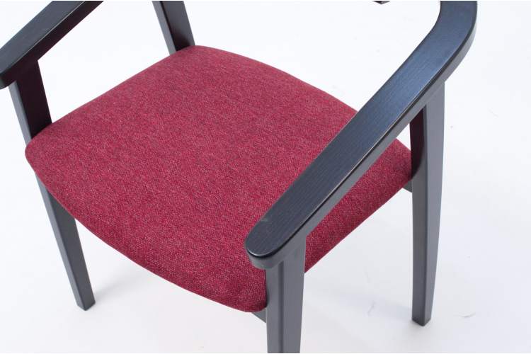 Стул-кресло Челси ПМ чёрный/красный-10