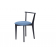 Стул Франк ПМ чёрный/синий