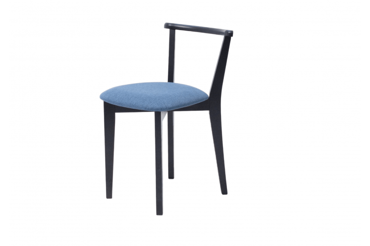 Стул Франк ПМ чёрный/синий