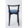 Стул Франк ПМ чёрный/синий