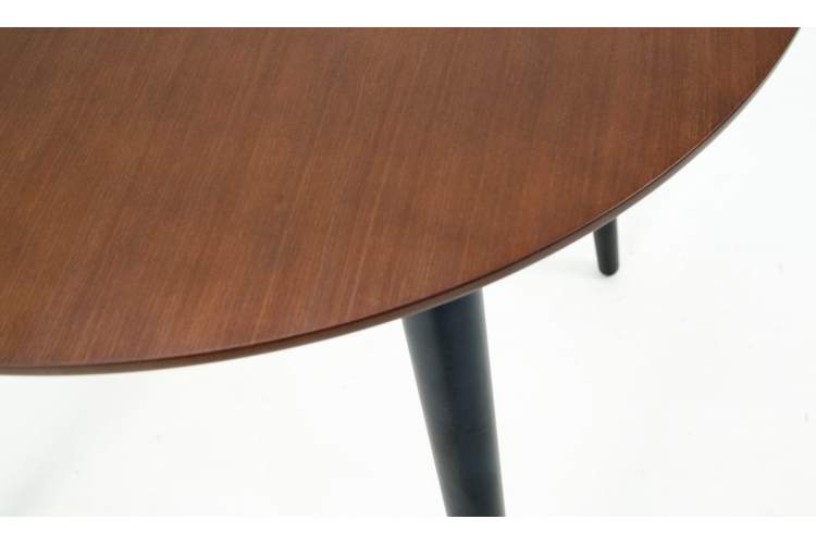 Стол Монте К 100 чёрное дерево/орех-4