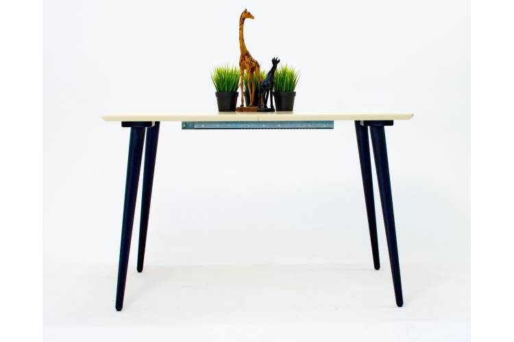 Стол Монте 120 чёрное дерево/слоновая кость-9