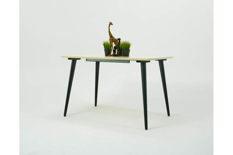 Стол Монте 120 чёрное дерево/слоновая кость-7