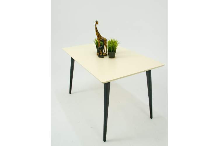 Стол Монте 120 чёрное дерево/слоновая кость-6