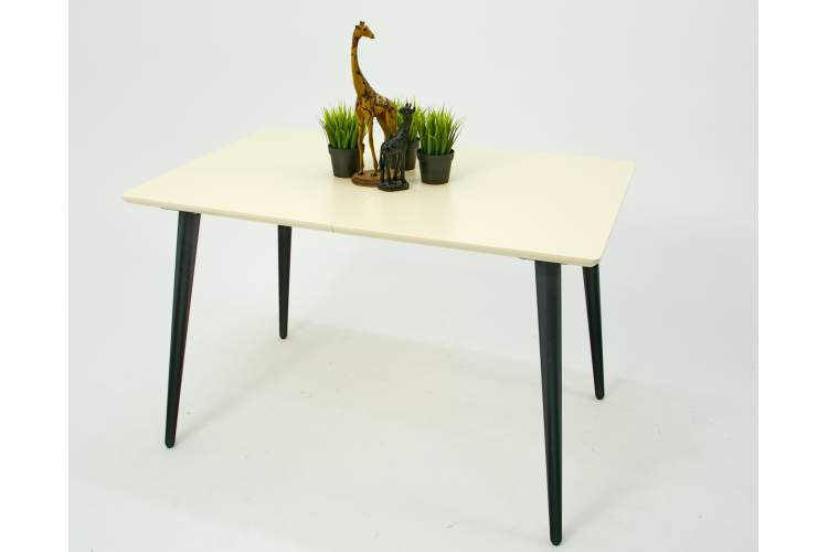 Стол Монте 120 чёрное дерево/слоновая кость-5