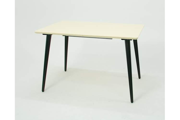 Стол Монте 120 чёрное дерево/слоновая кость-3