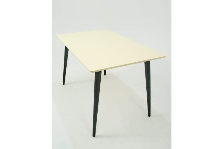 Стол Монте 120 чёрное дерево/слоновая кость-2