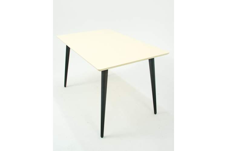 Стол Монте 120 чёрное дерево/слоновая кость-1