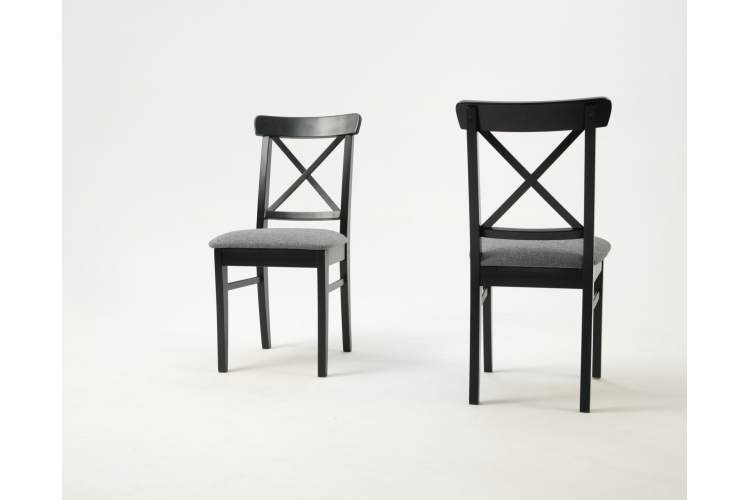 Стул Ингольф ПМ чёрный/графит-9