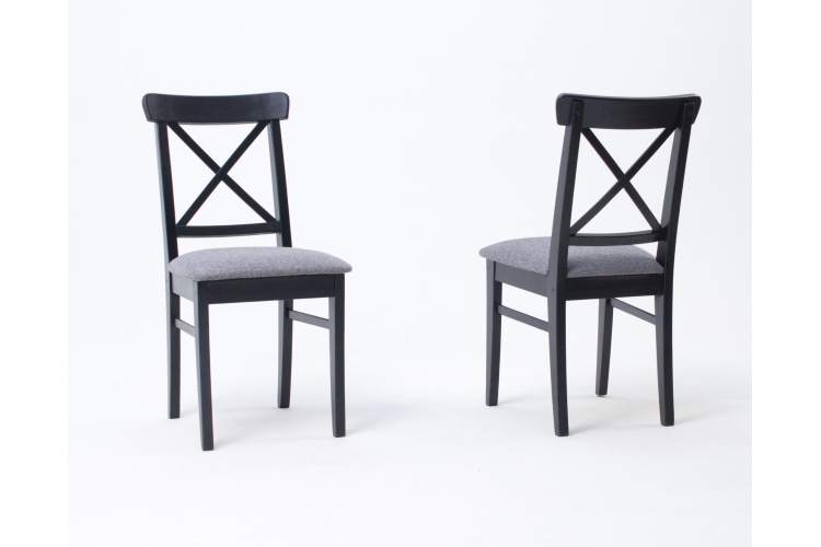 Стул Ингольф ПМ чёрный/графит-7