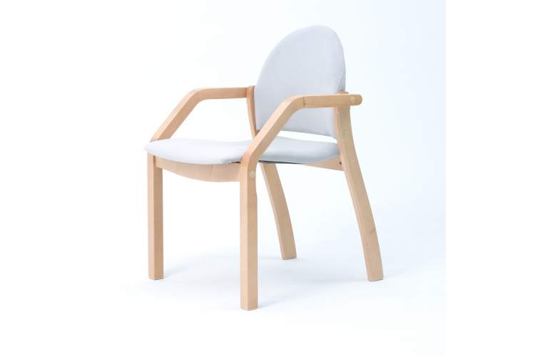 Стул-кресло Джуно 2.0 натур/серый-2