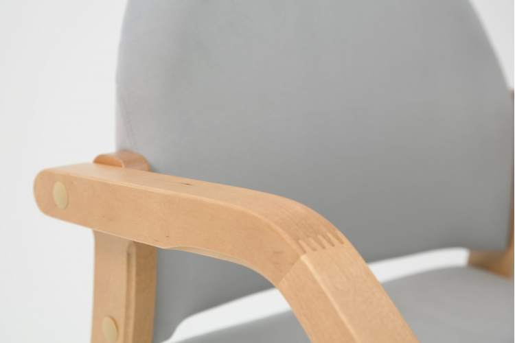 Стул-кресло Джуно 2.0 натур/серый-7