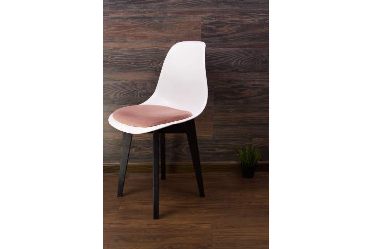 Стул Сашш чёрный /белый, розовый-7