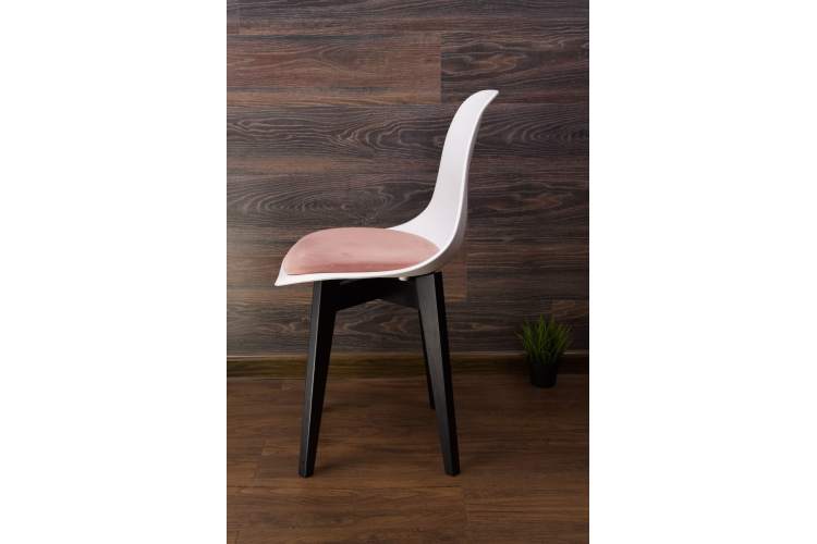 Стул Сашш чёрный /белый, розовый-6