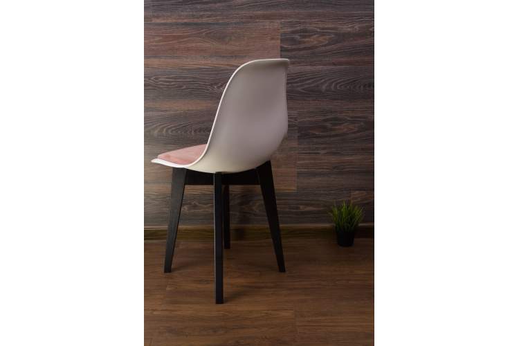 Стул Сашш чёрный /белый, розовый-5