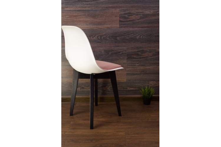 Стул Сашш чёрный /белый, розовый-3