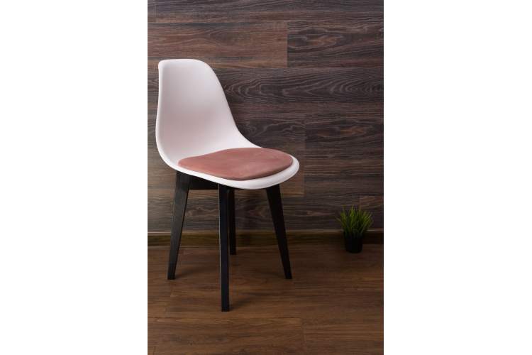 Стул Сашш чёрный /белый, розовый-1