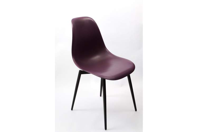 Стул Туссе чёрный /фиолетовый-1