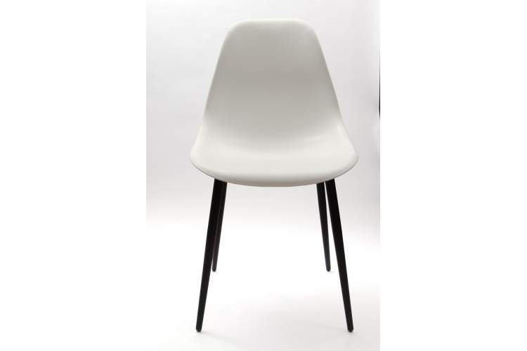 Стул Туссе чёрный /белый-18