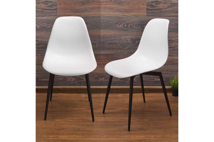 Стул Туссе чёрный /белый-19