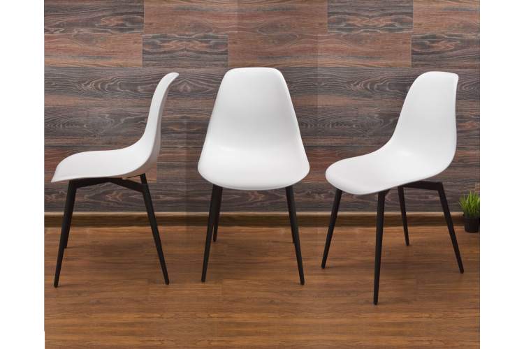 Стул Туссе чёрный /белый-10