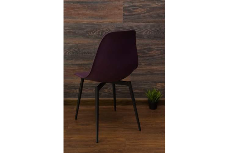 Стул Туссе чёрный /фиолетовый-12