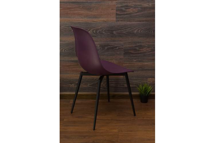 Стул Туссе чёрный /фиолетовый-14