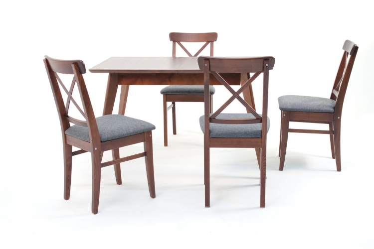 Стул Ингольф ПМ орех/графит-8