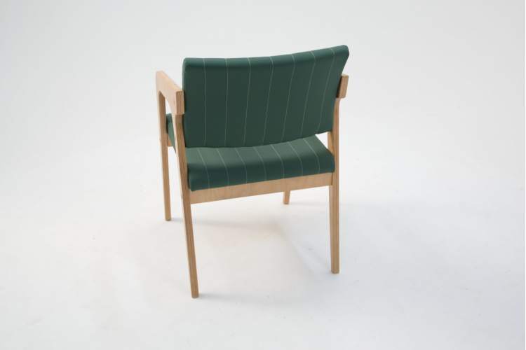 Стул-кресло Шадди натур/зелёный-4