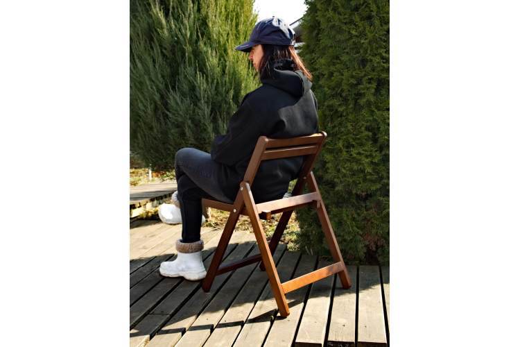 Складной стул Даччи орех-5