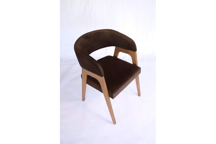 Стул-кресло Бакки натур/ коричневый-4