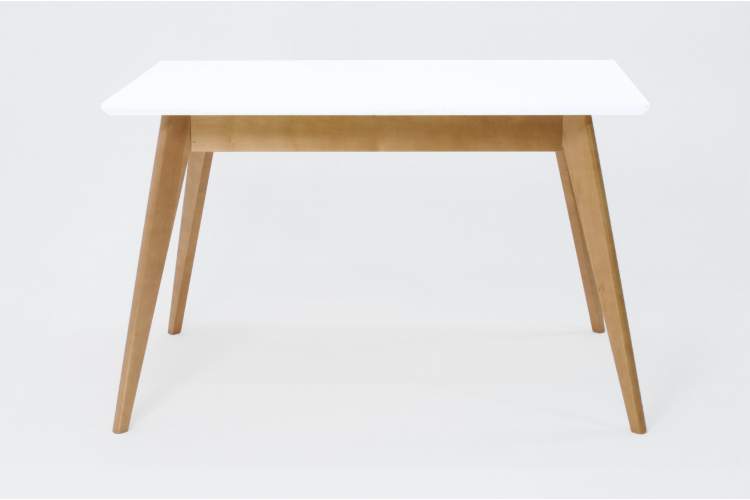 Стол Сканди 120, Натур/ Белый-5