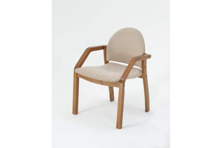 Стол Сканди К 100 орех со стульями Джуно орех велюр бежевый-6