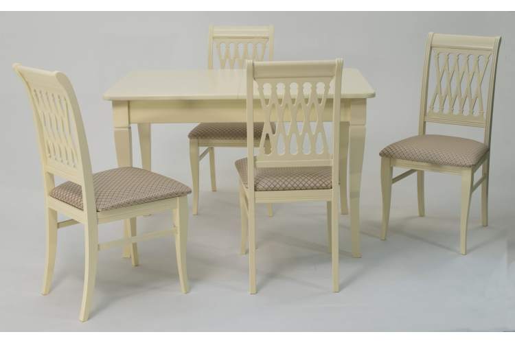 Стол Моцарт 120, Слоновая кость-5