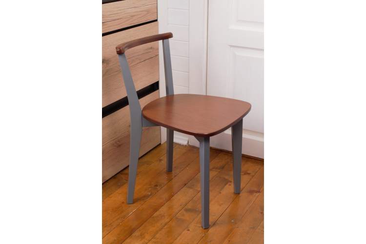 Стул Франк Ж, Орех/Серый-2