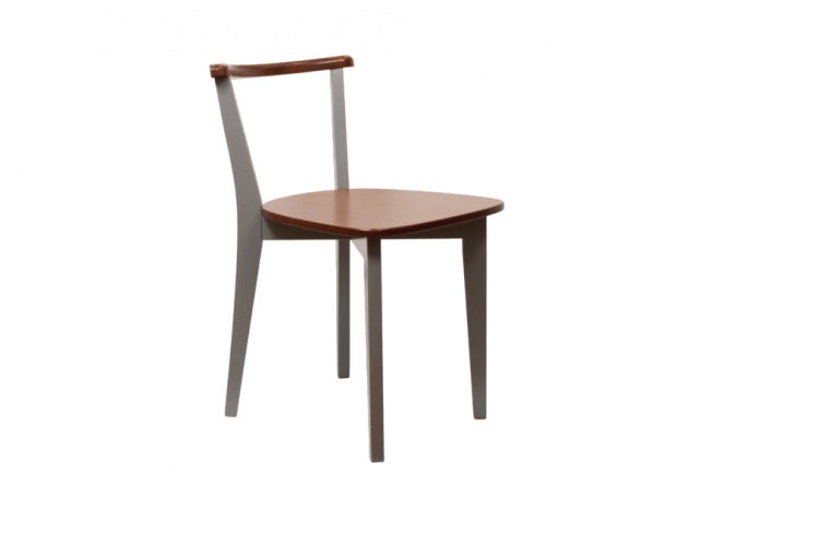 Стул Франк Ж, Орех/Серый