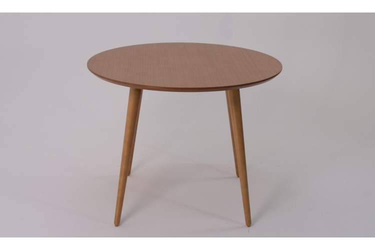 Стол Монте К 100 натур со стульями Сашш натур красный-4