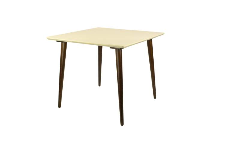 Стол Монте М 100, Орех/Слоновая кость-1