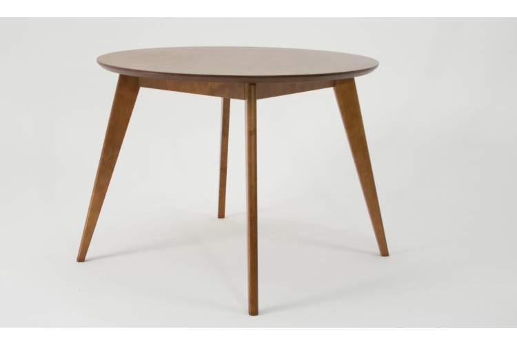 Стол Сканди К 100 орех со стульями Джуно орех велюр бежевый-4