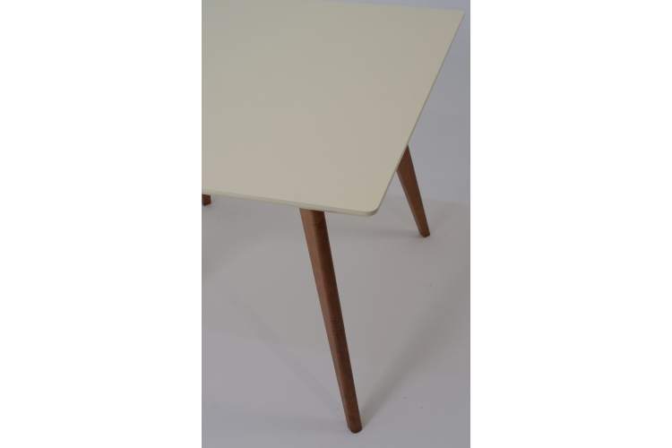 Стол Сканди М 90, Орех/Слоновая кость-4