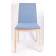 Стул Твит, Натуральное дерево/Синий