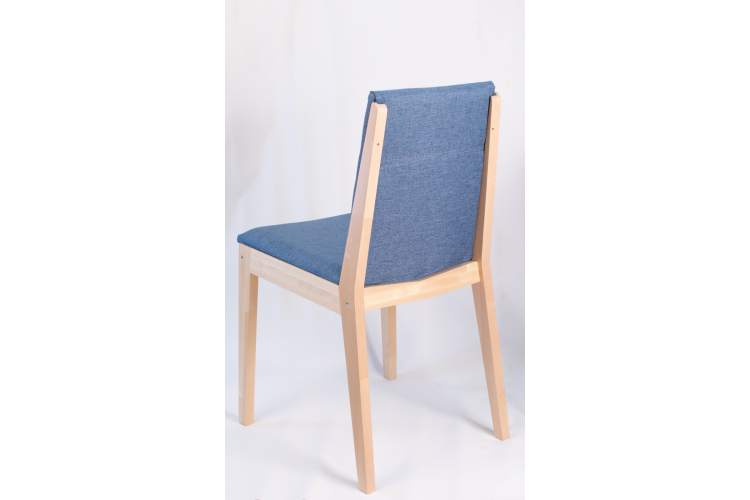Стул Твит, Натуральное дерево/Синий-6
