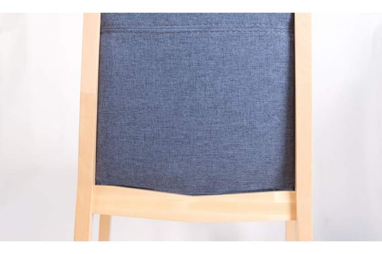 Стул Твит, Натуральное дерево/Синий-9