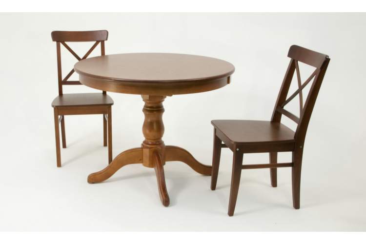 Обеденная группа Брамос К 100 орех со стульями Ингольф орех-1