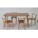Стол Монте 120 натур со стульями Франк натур