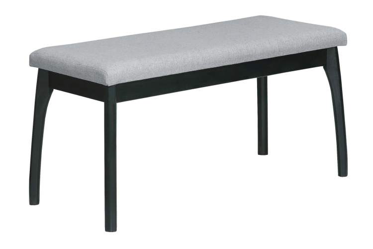 Банкетка Лина, мягкая, Венге/Серый-10