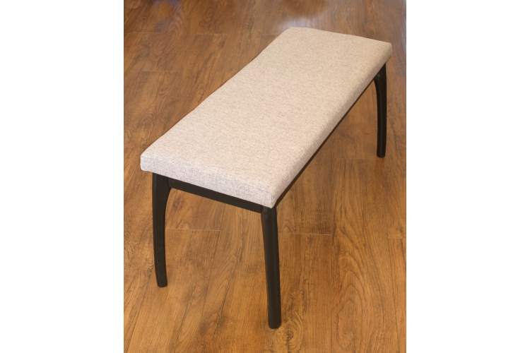 Банкетка Лина, мягкая, Венге/Серый-3